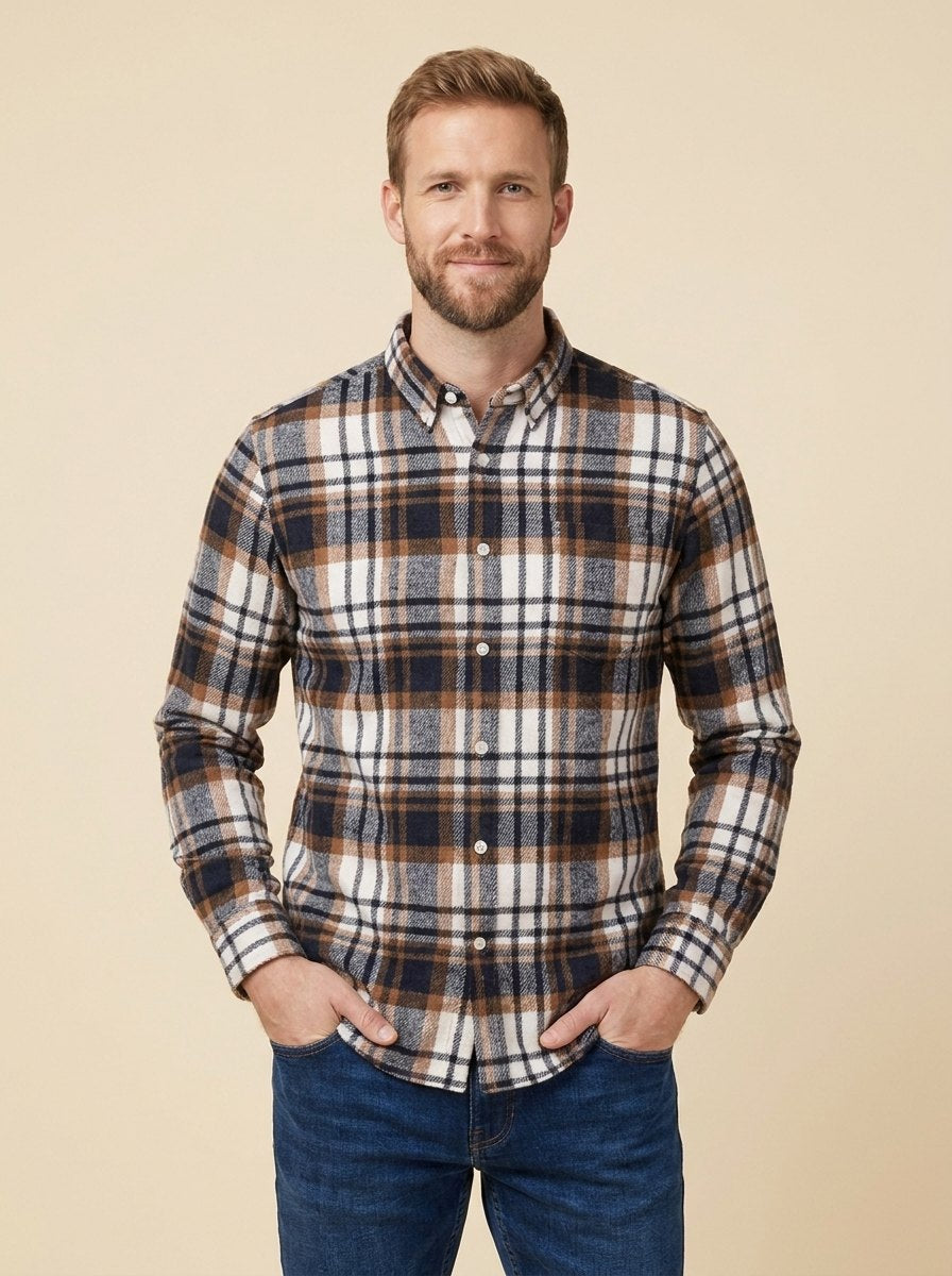 Harrison | Plaid Cotton Shirt