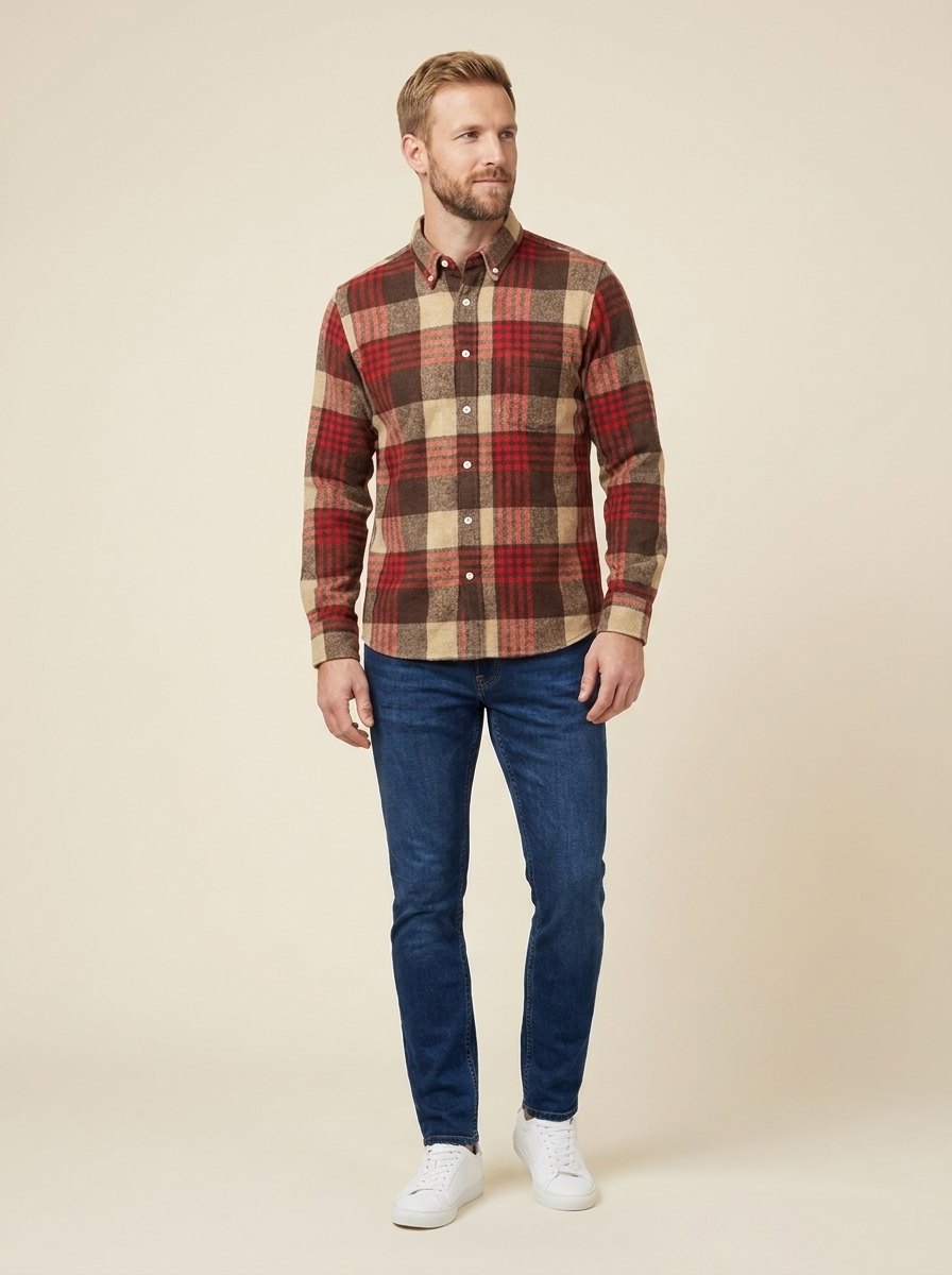 Harrison | Plaid Cotton Shirt