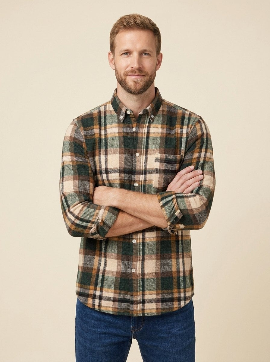 Harrison | Plaid Cotton Shirt