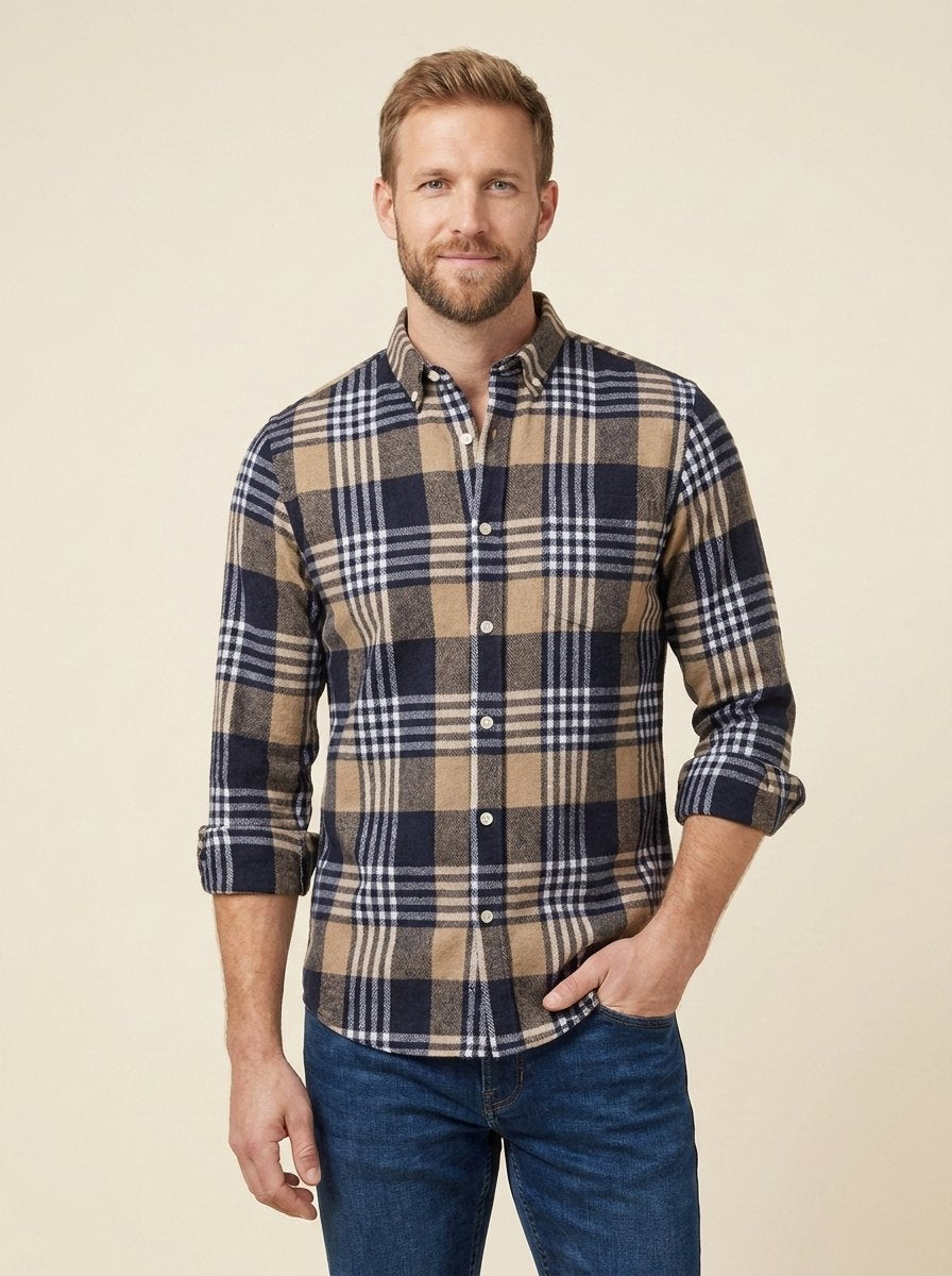 Harrison | Plaid Cotton Shirt