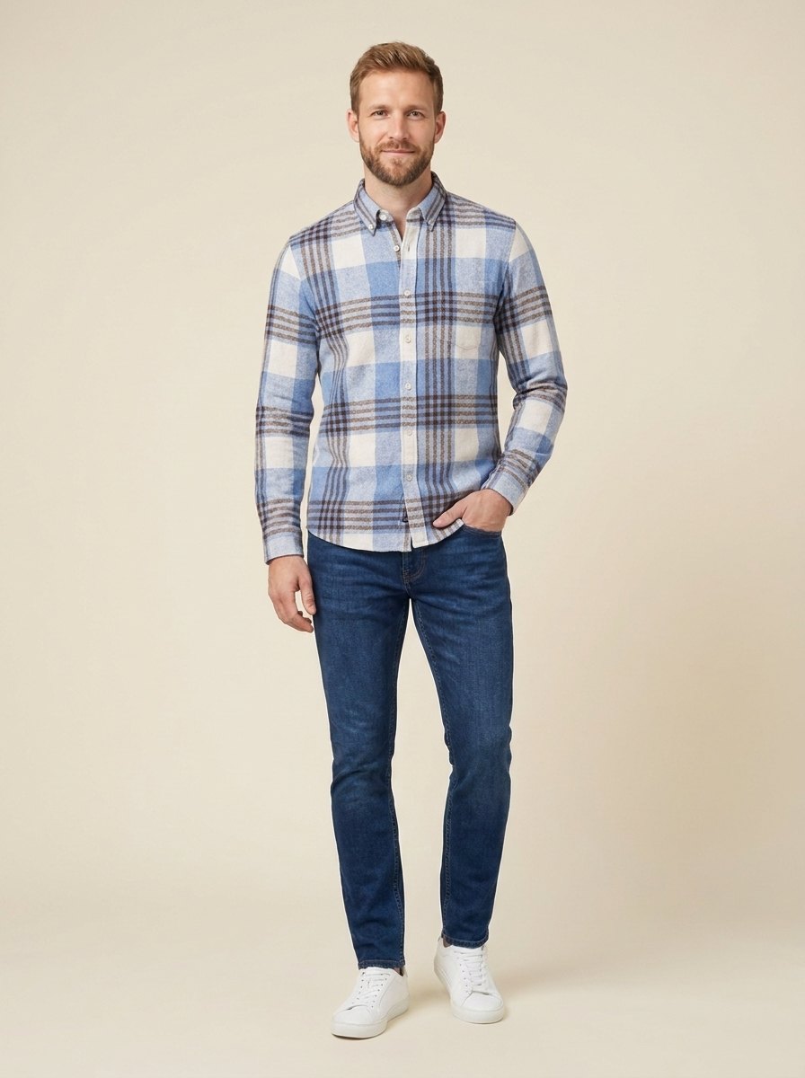 Harrison | Plaid Cotton Shirt