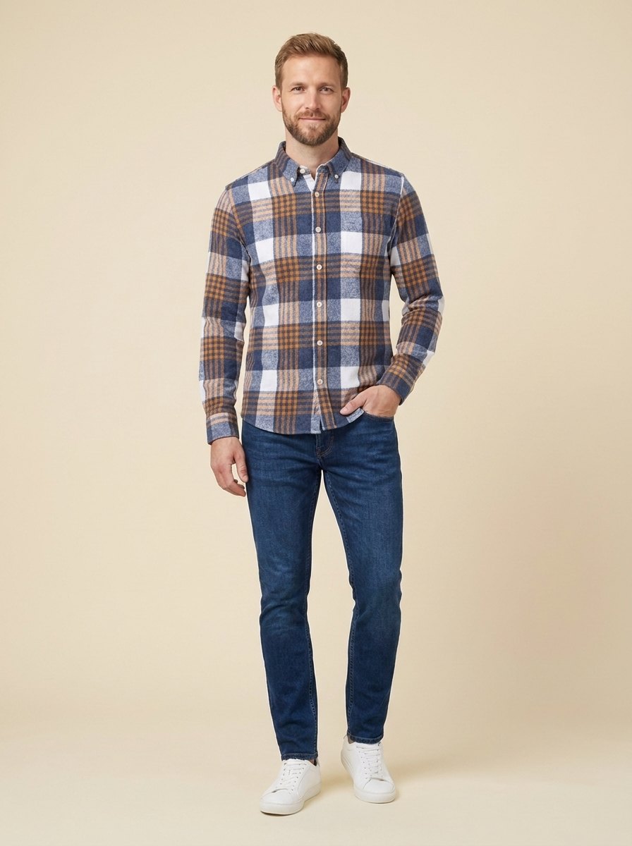 Harrison | Plaid Cotton Shirt
