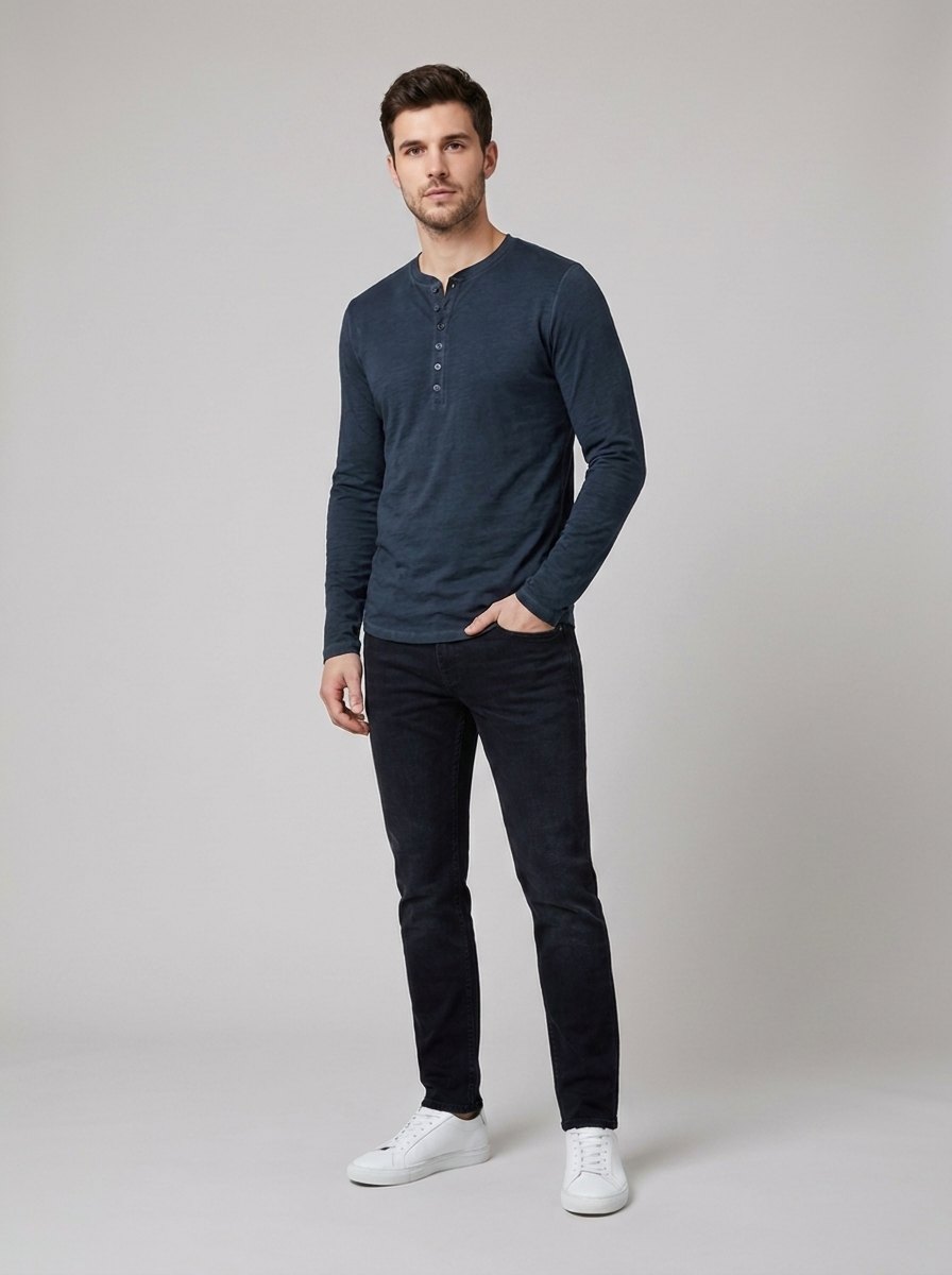 HENLEY | Classic Long Sleeve Shirt