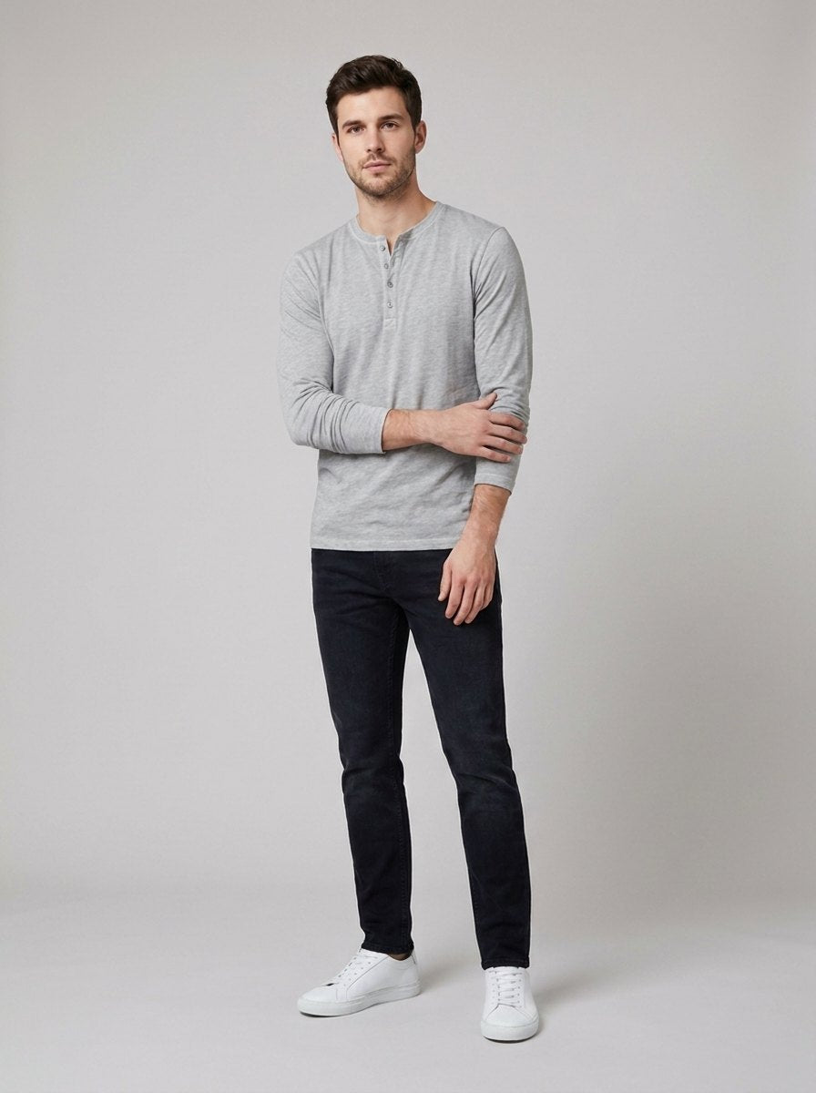HENLEY | Classic Long Sleeve Shirt