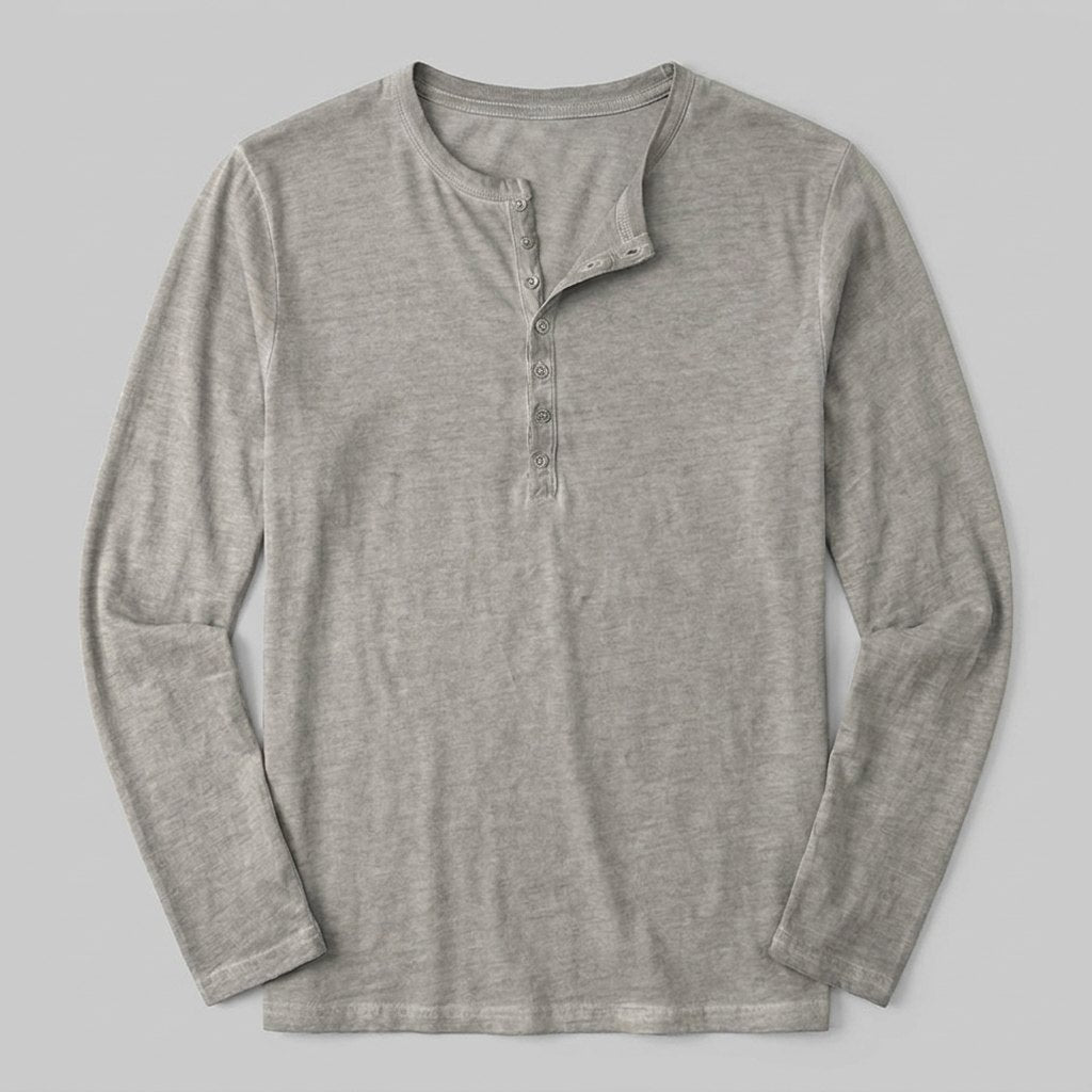 HENLEY | Classic Long Sleeve Shirt