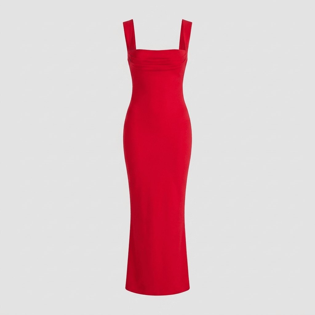 Hera | Maxi Dress Premium Stretch Crepe, Flattering Fit for Women