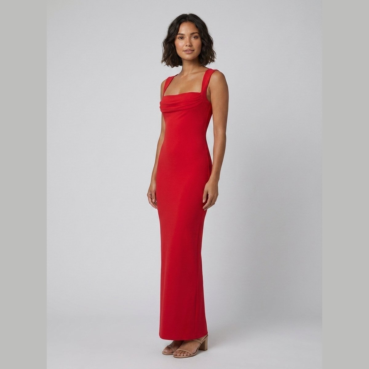 Hera | Maxi Dress Premium Stretch Crepe, Flattering Fit for Women