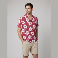 Hibiscus Hawaiian Shirt | Lightweight, Regular Fit