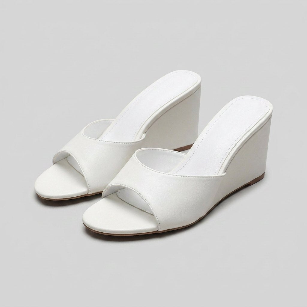 Iris | Wedge Mules Elegant Design, Comfortable Fit, Synthetic Upper