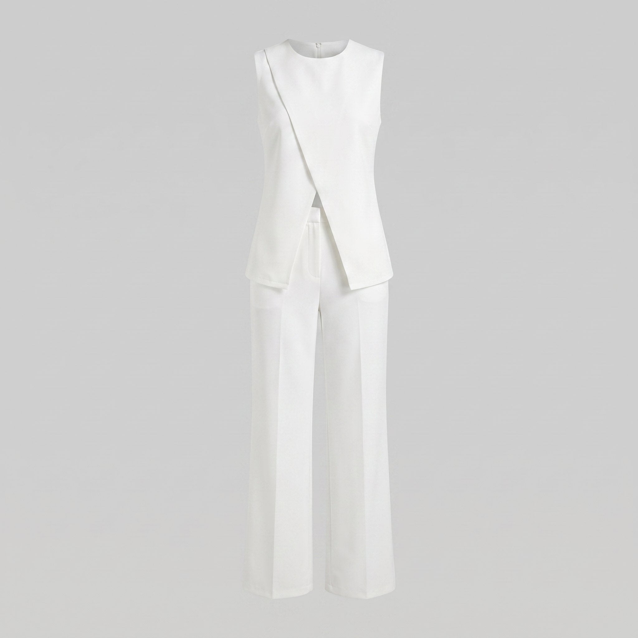 Isla | Sleeveless Blazer Suit Set