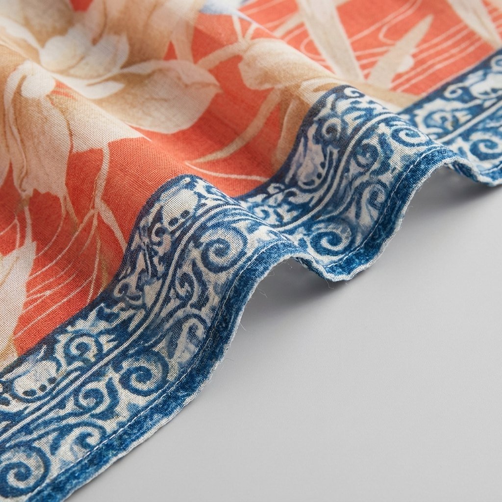 Ivy | Beach Kimono Lightweight Red Floral Print Open Front Design