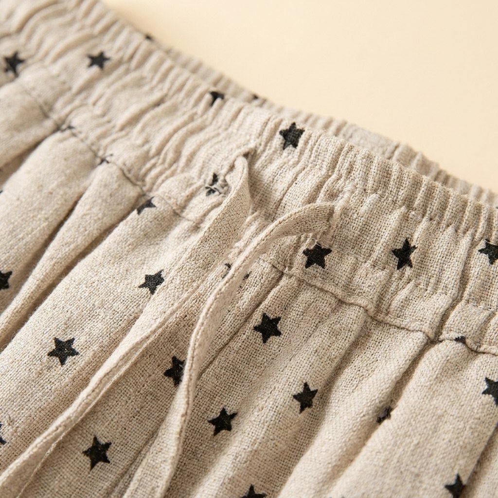Ivy | Crop Pants Linen, Oversized Fit for Summer Style