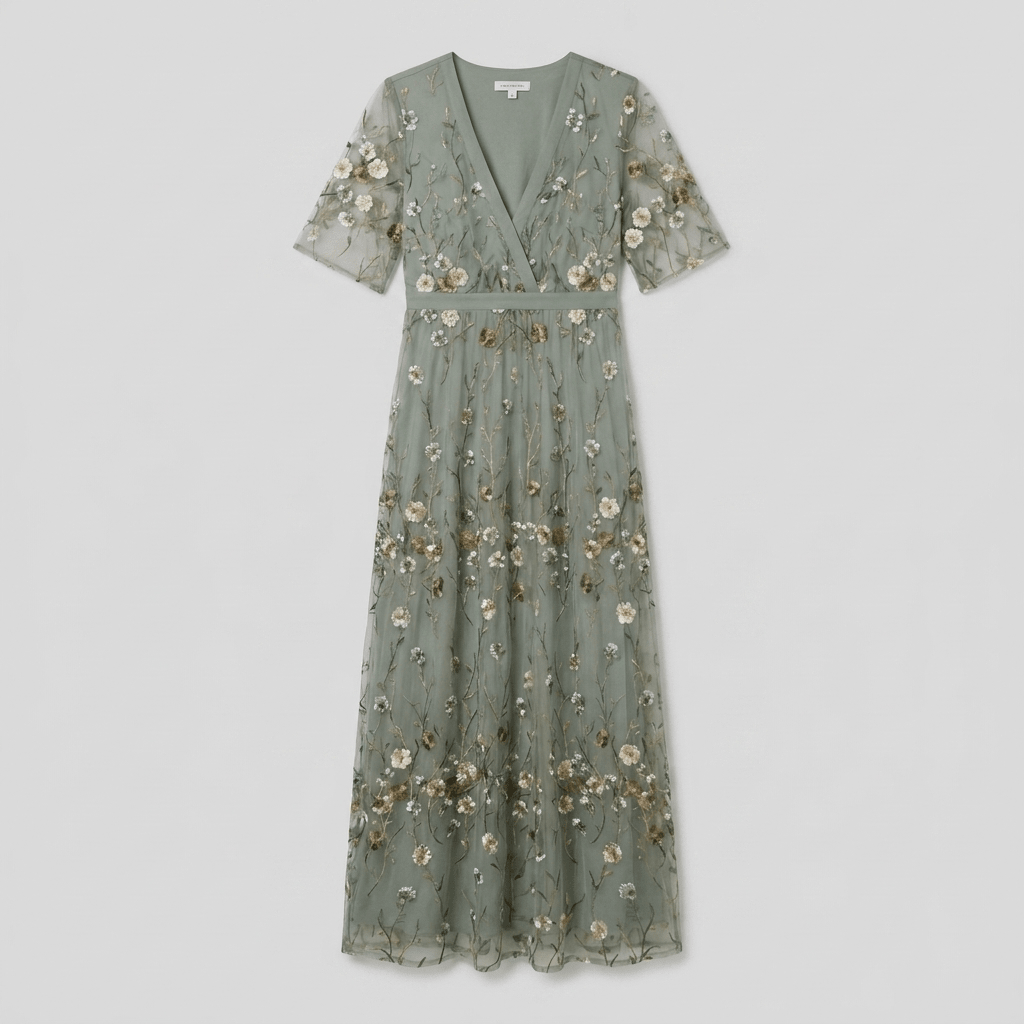 Jade Floral Maxi Dress | Comfortable Cotton Summer Dresses