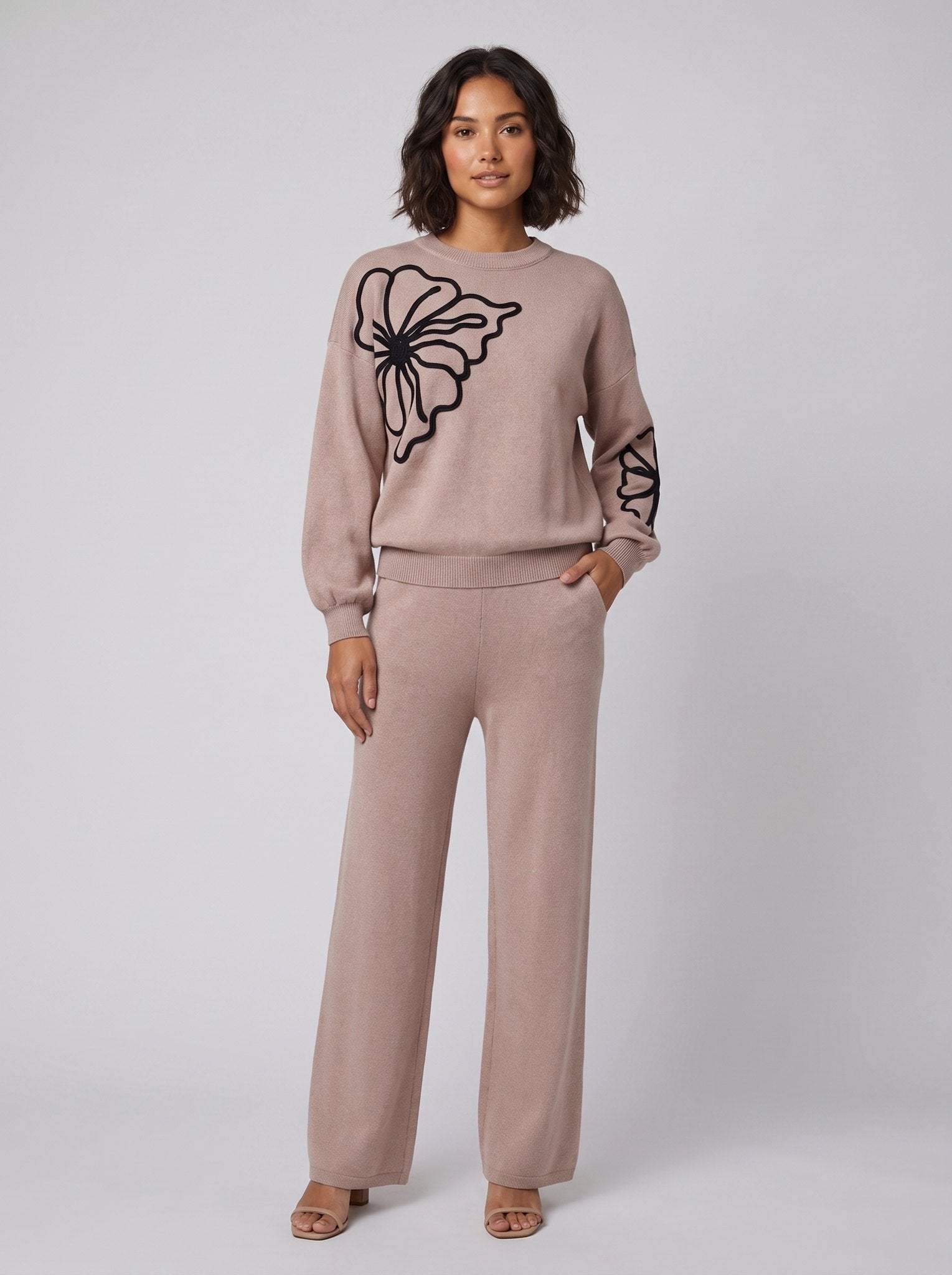 Jenna | Top and Pants Set Flower