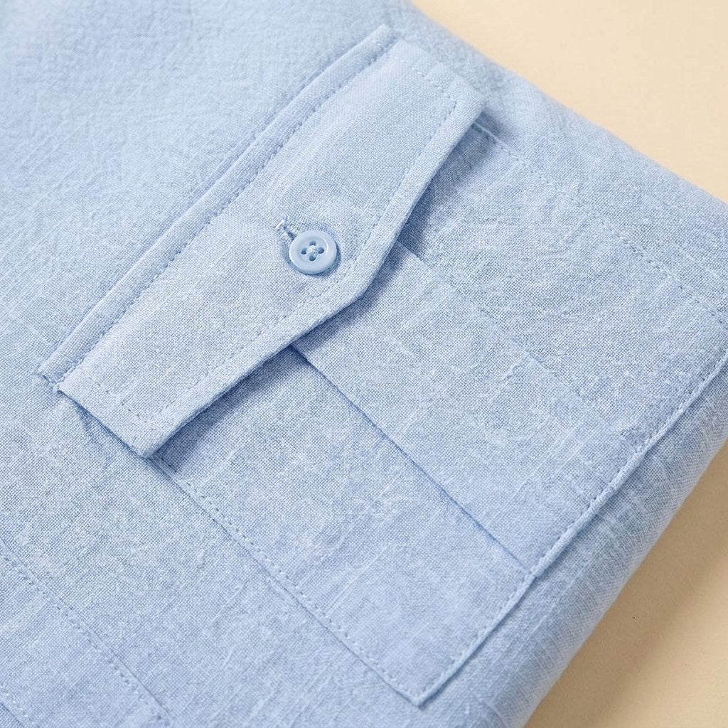 Kinetic | Utility Shirt Cotton-Linen Blend, Relaxed Fit
