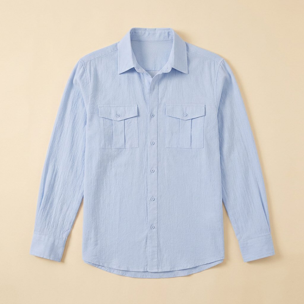 Kinetic | Utility Shirt Cotton-Linen Blend, Relaxed Fit