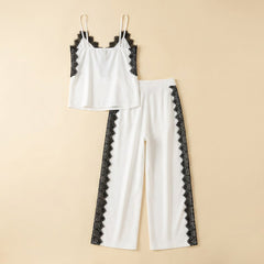 Lana | Women's Set Soft Lyocell Blend Loungewear with Lace Trim Detail