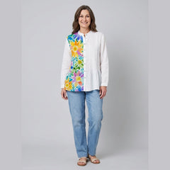 Lina | Women's Tunic Organic Linen, Loose Fit
