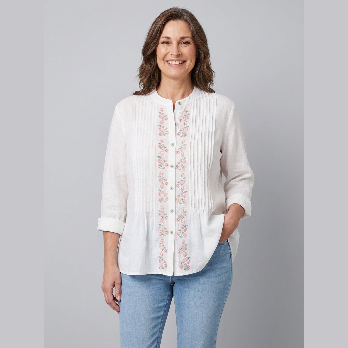 Lina | Women's Tunic Organic Linen, Loose Fit