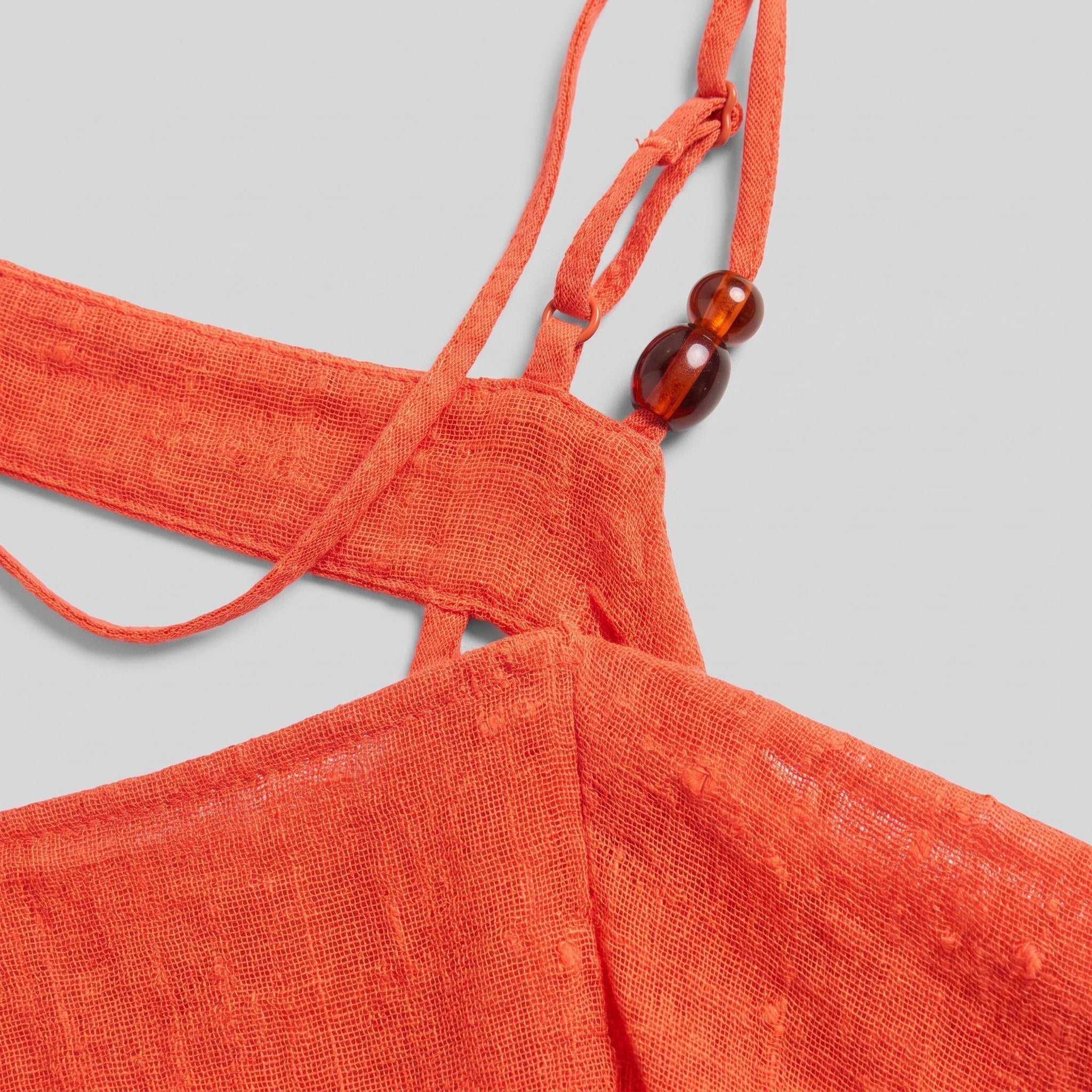 Liora Beach Cover Up Dress | Breathable Cotton Gauze, Adjustable Straps