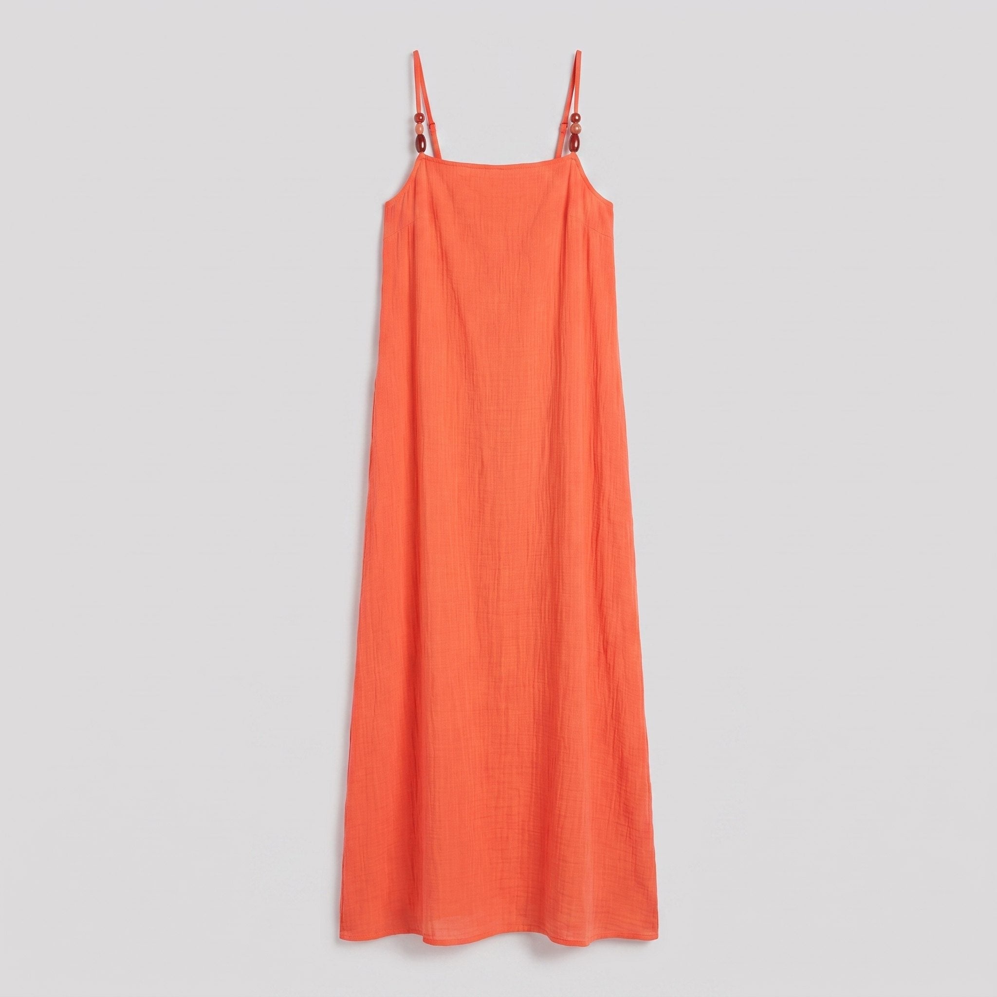 Liora Beach Cover Up Dress | Breathable Cotton Gauze, Adjustable Straps