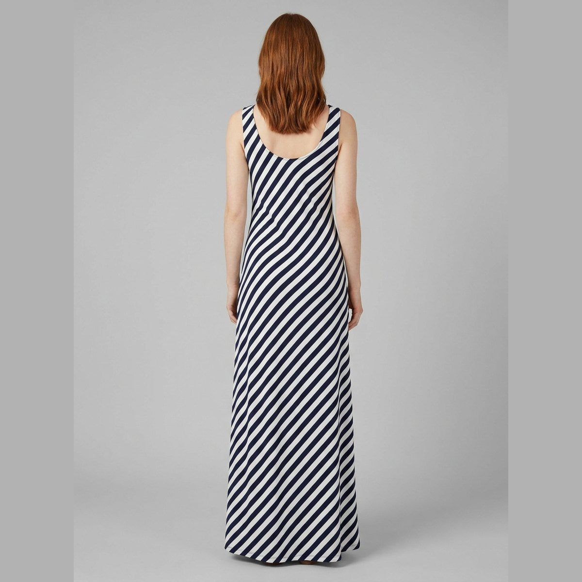 Liora Cocktail Dress | Elegant Midi in Soft Smoke Grey, Breathable Fabric