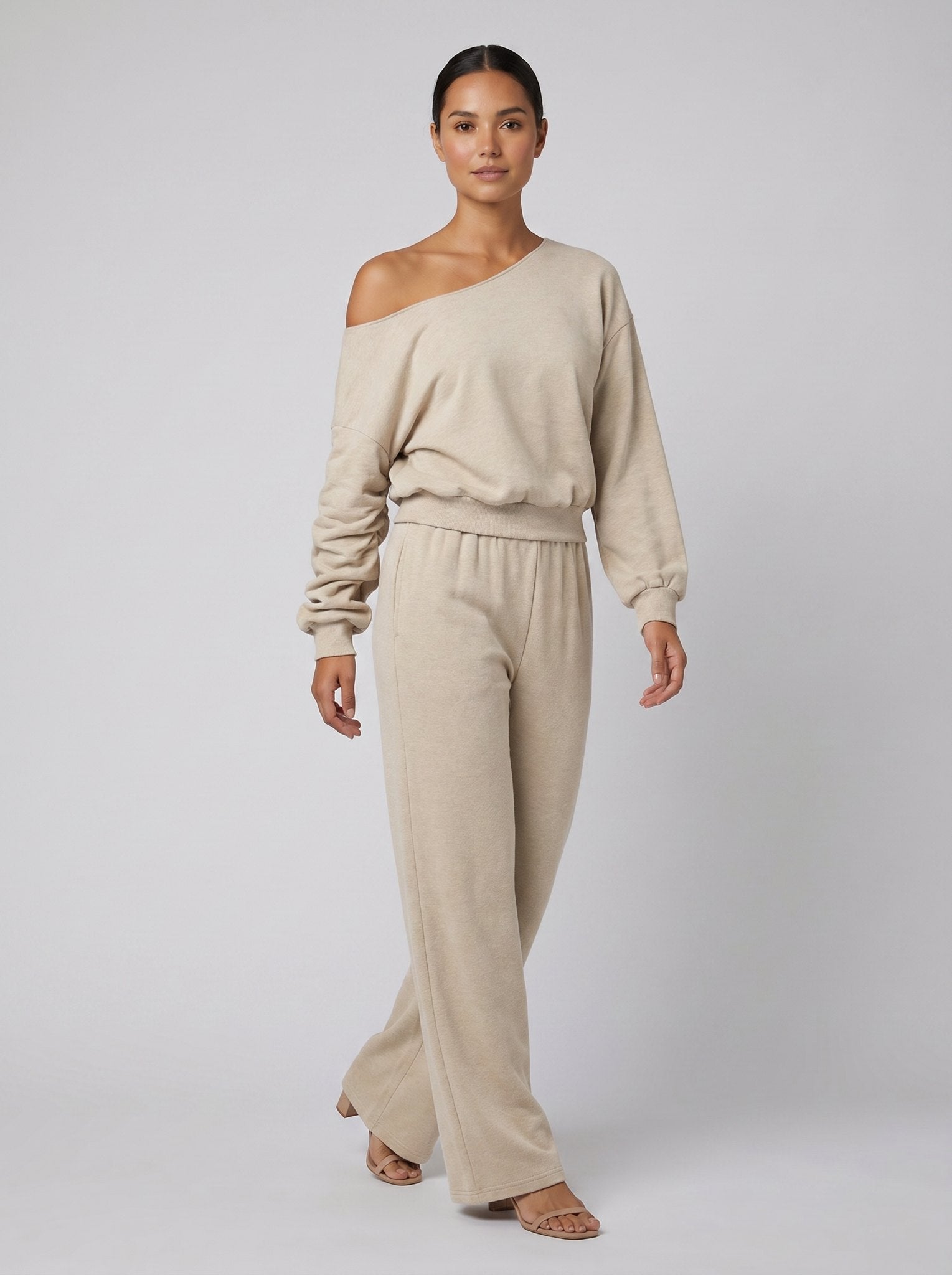 Lona | Asymmetric Top And Pants Set