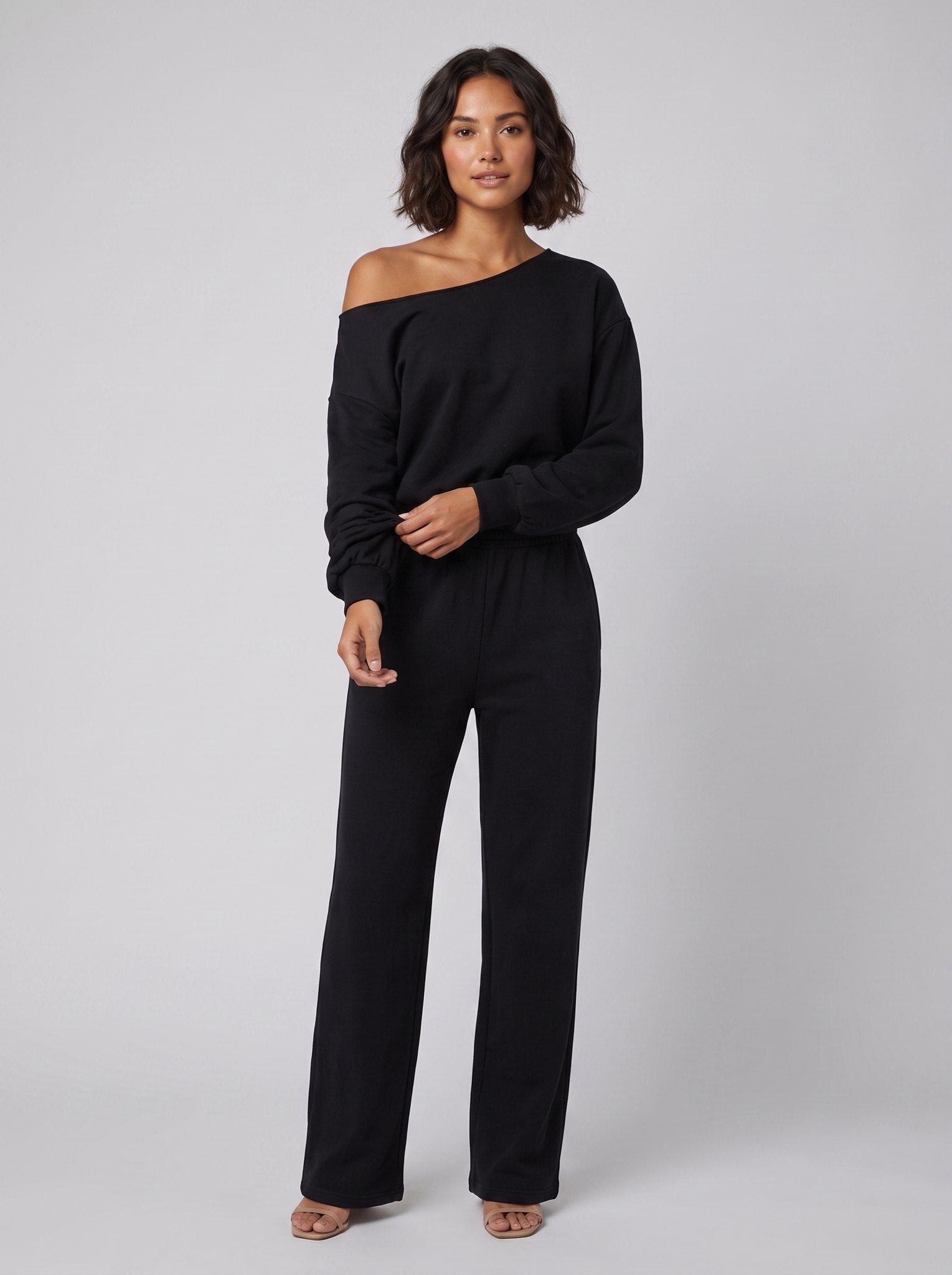 Lona | Asymmetric Top And Pants Set