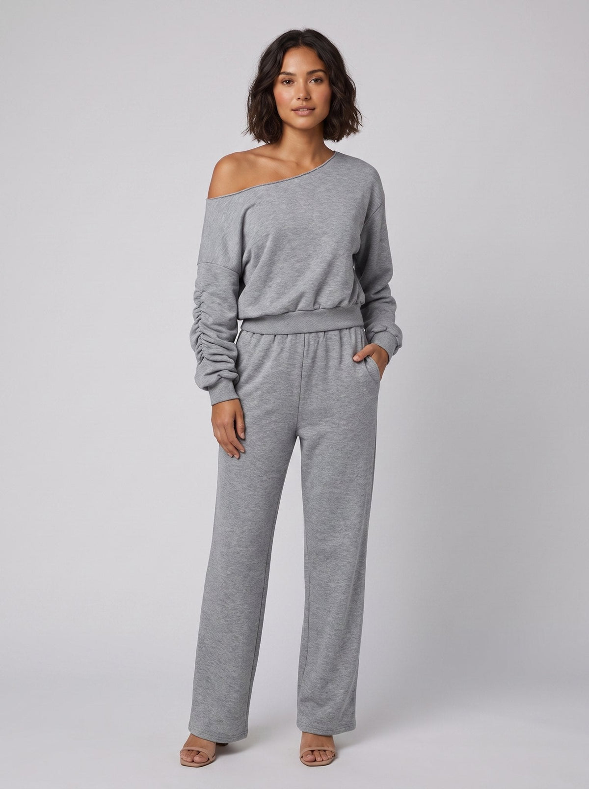 Lona | Asymmetric Top And Pants Set