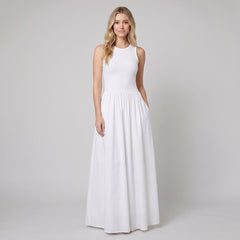 Luna | Womens Dress Sleeveless Rayon Blend Maxi for Summer Events