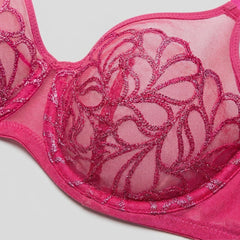 Luna Unlined Bra | Embroidered Design, Supportive Fit