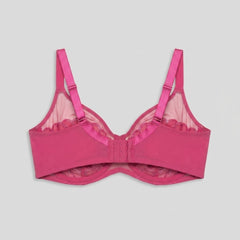 Luna Unlined Bra | Embroidered Design, Supportive Fit