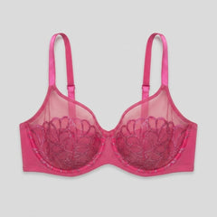Luna Unlined Bra | Embroidered Design, Supportive Fit