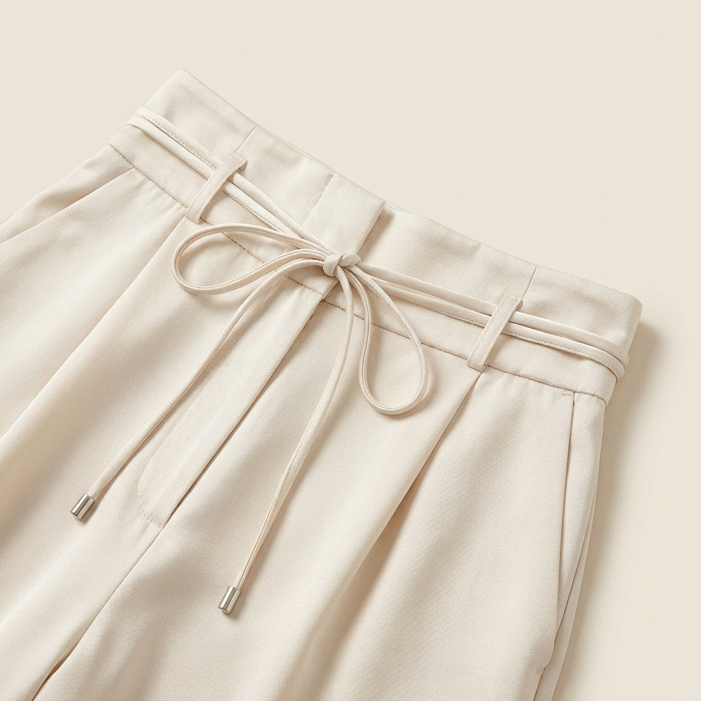 Luxe Co Ord Set Women | Elegant Cotton Blend, Halter Crop Top & High Waist Pants