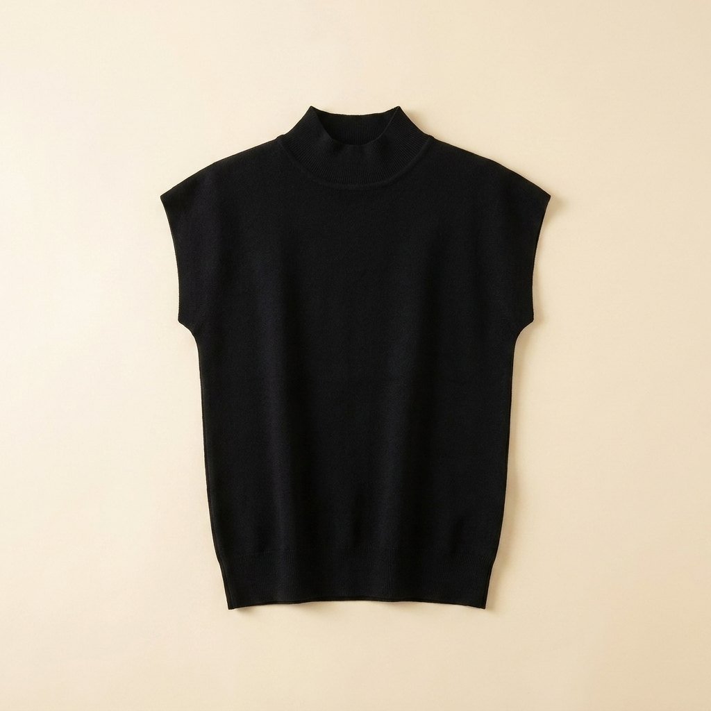 Luxe | Knitted Vest Pullover, Regular Fit, Women's Sweater Vest