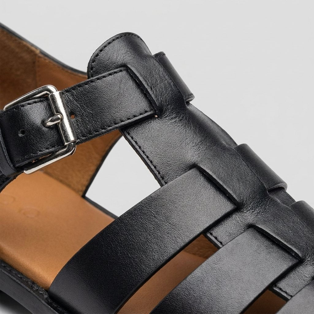 Luxe Men's Sandals | Premium Leather, Ergonomic Footbed