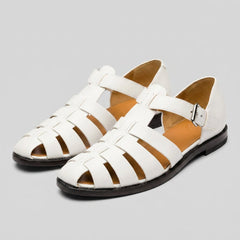 Luxe Men's Sandals | Premium Leather, Ergonomic Footbed
