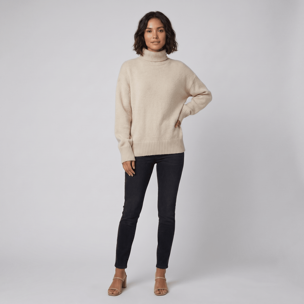 Luxe Turtleneck Sweater | Soft Cashmere, Classic Fit