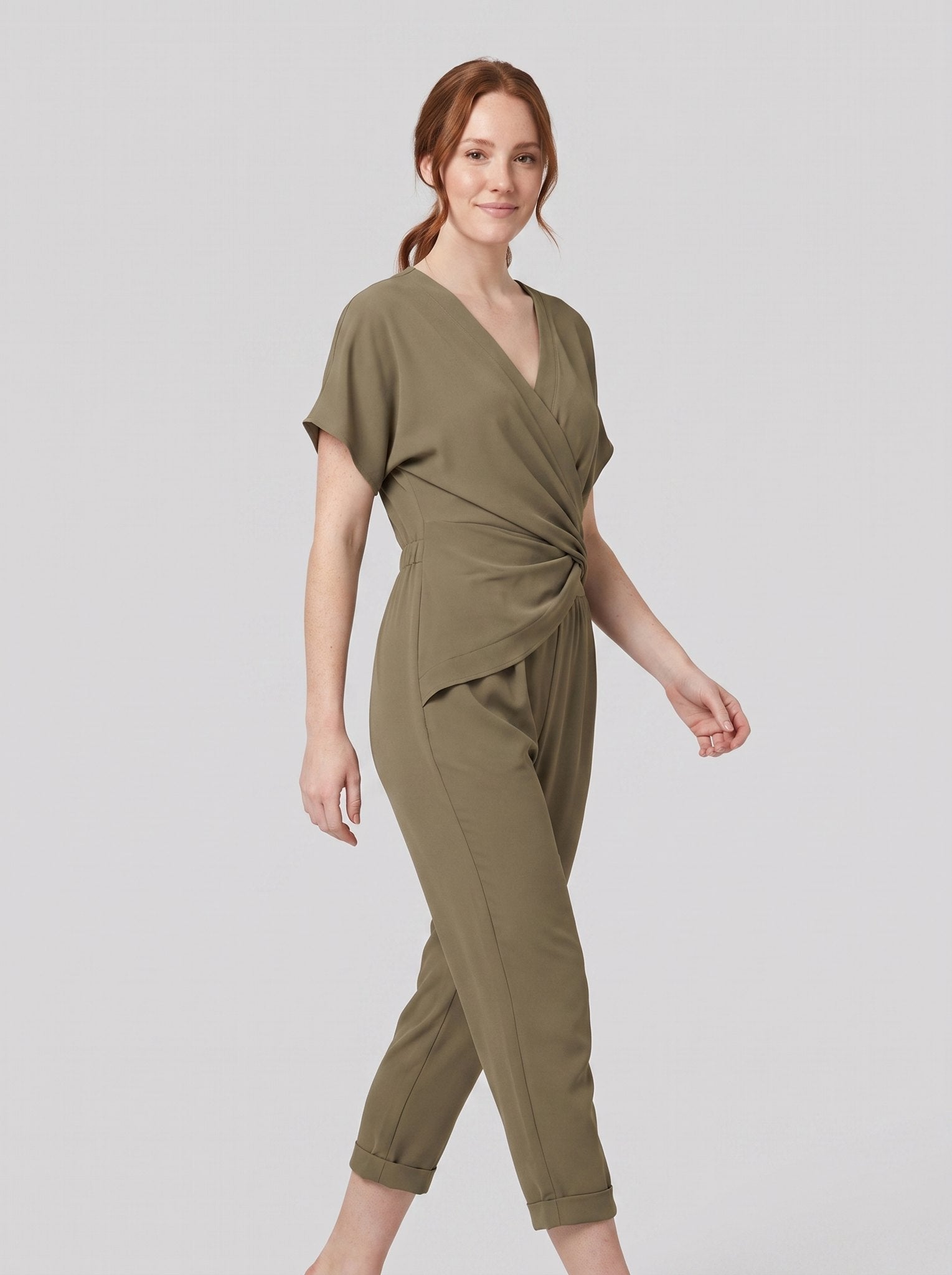 Lyra | Draped Knot Jumpsuit