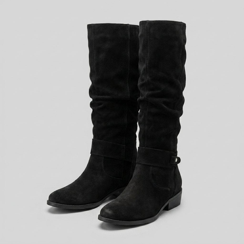 Madeleine | Knee-High Suede-Touch Boots