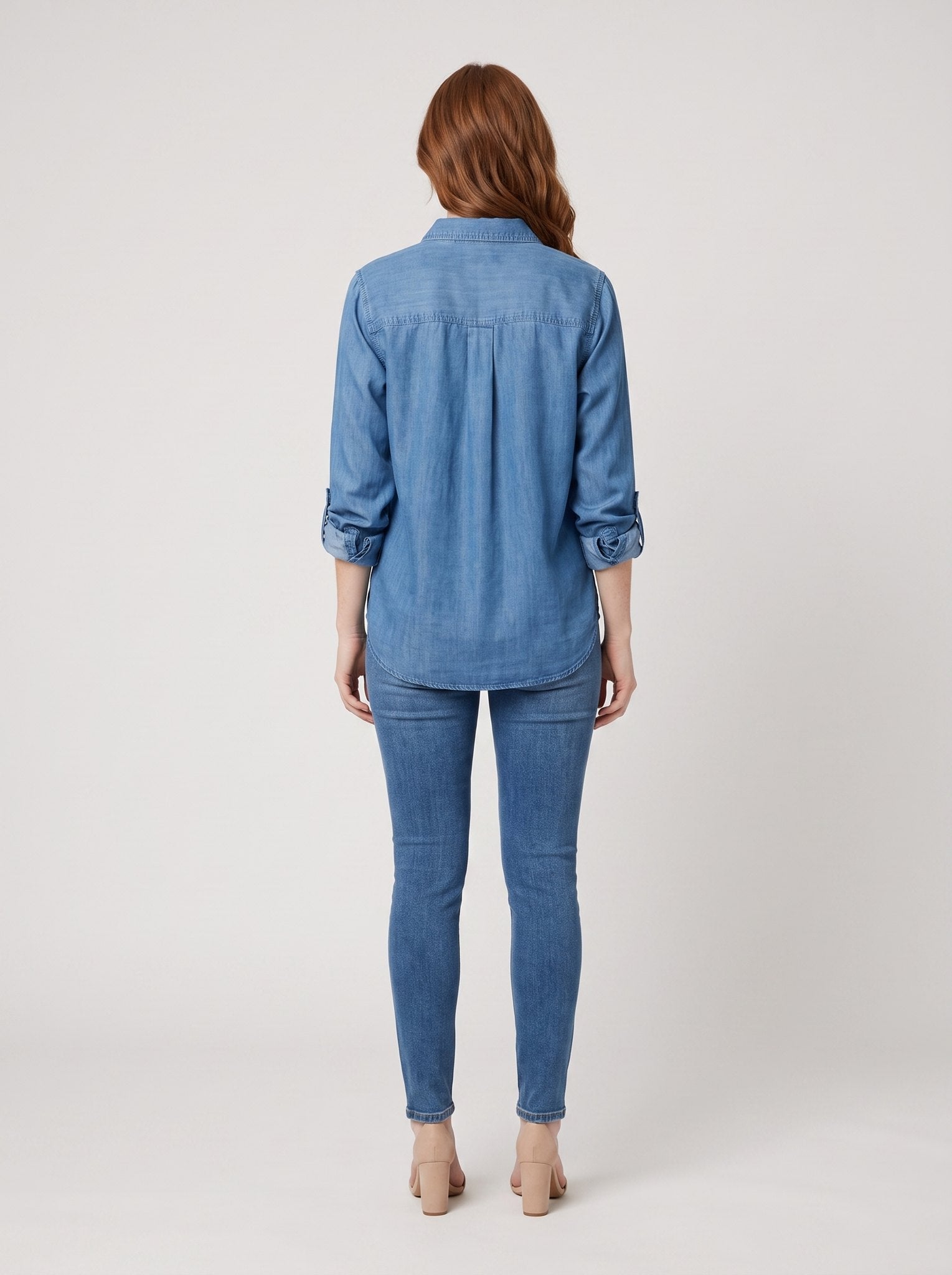 Maven Oversized Denim Shirt | Soft, Relaxed Fit, Classic Button-Up