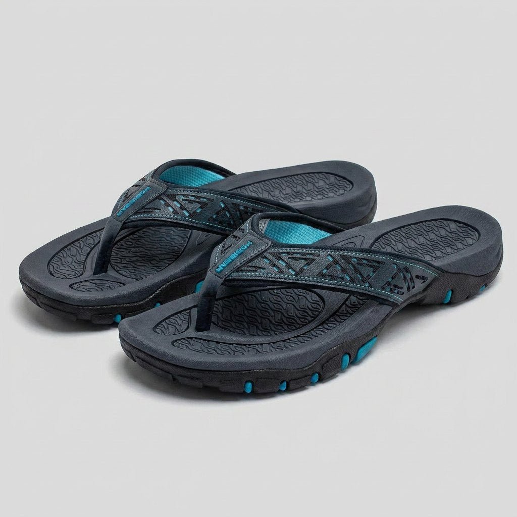 Maverick | Mens Flip Flops Arch Support, Water-Resistant, Slip-On Design
