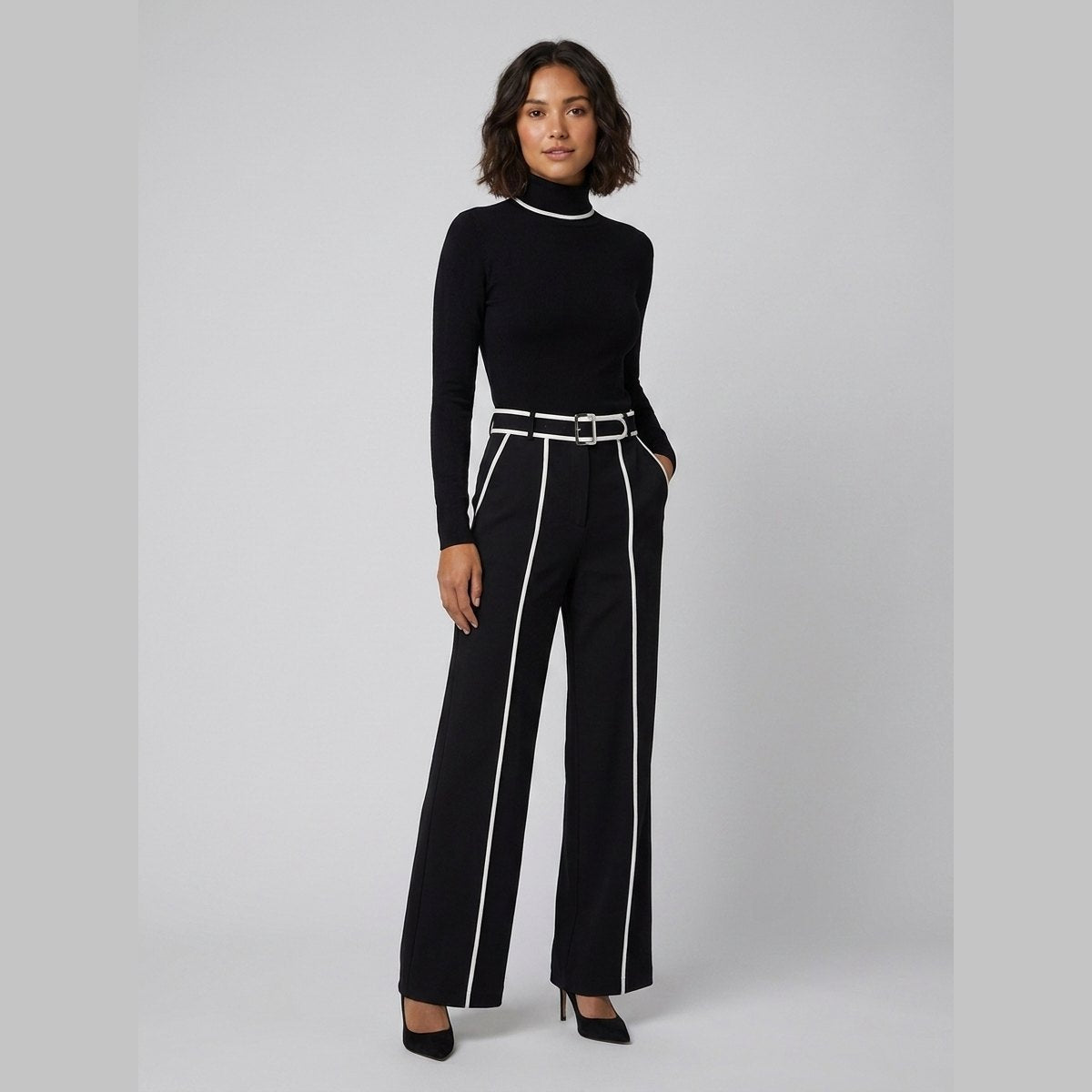 Mela | Elegant Jumpsuit Tailored Fit, Premium Knit