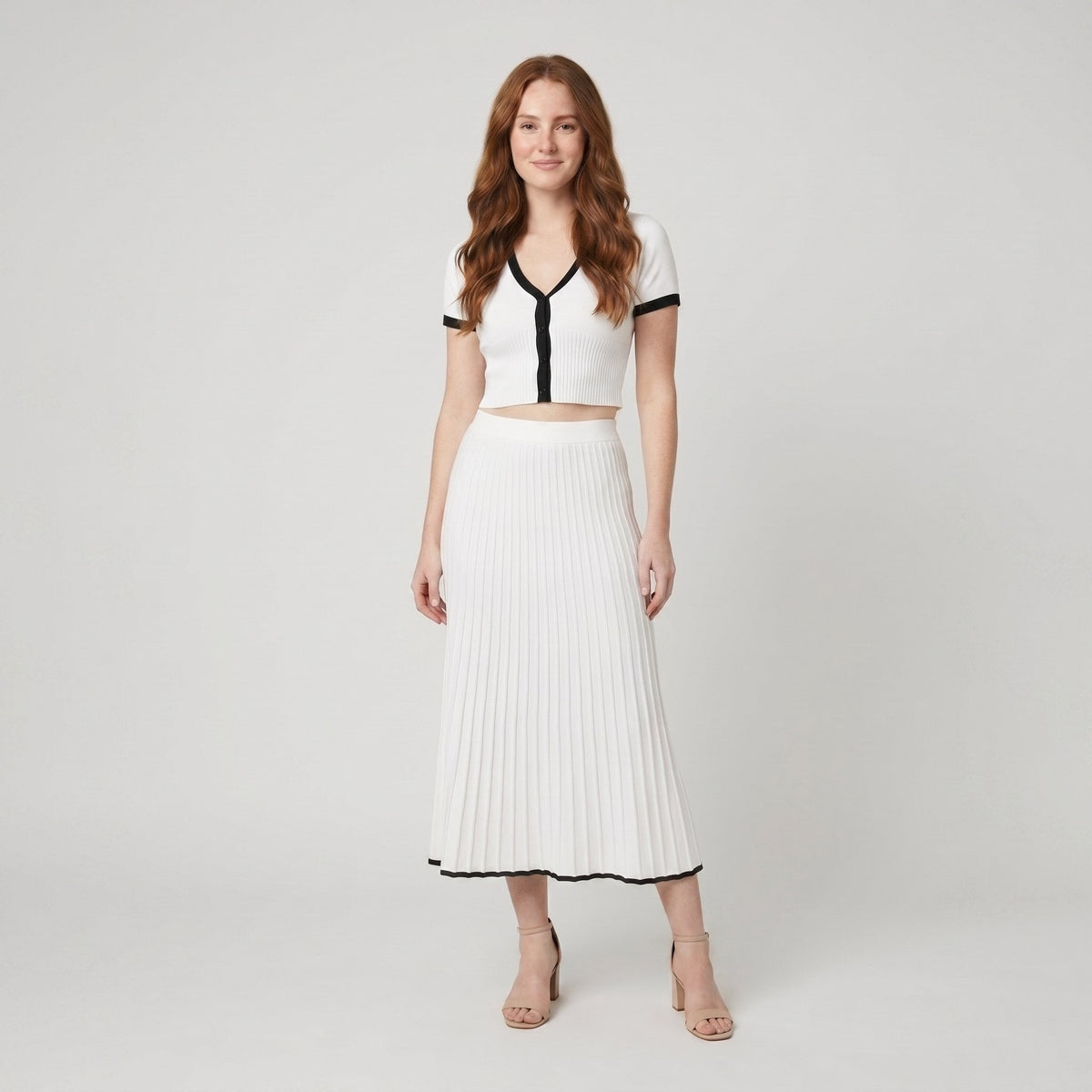 Mina | Sweater Skirt Midi Slim Fit