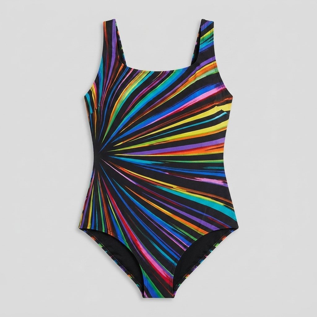 Mira | Beach Cover Up Striped, Premium Stretchable Fabric, Flattering Fit