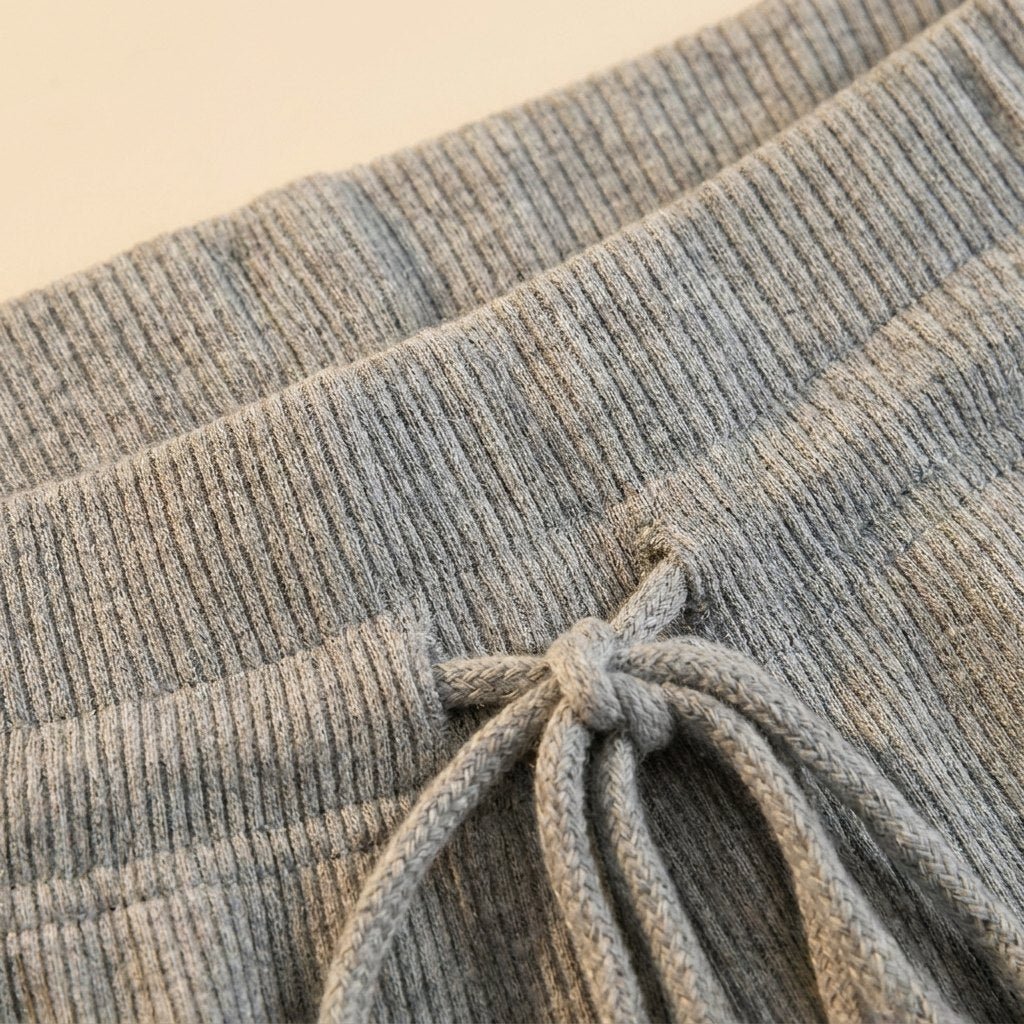 Mira | Women's Set Cotton Blend Loungewear, Striped Tank Top & Drawstring Skirt