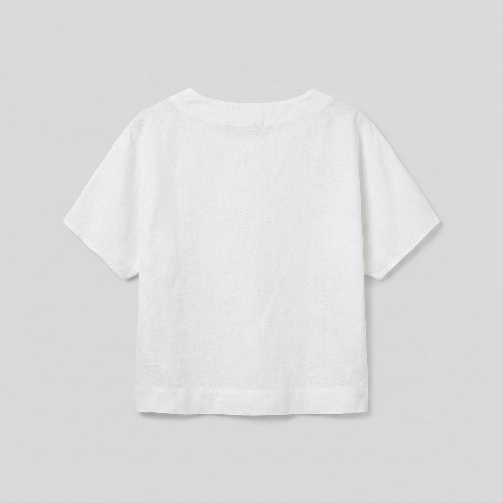 Mira | Women's Top Loose-Fit Linen, Breathable Design
