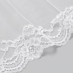 Mira Longline Bra | Lace, Supportive Tulle Lining