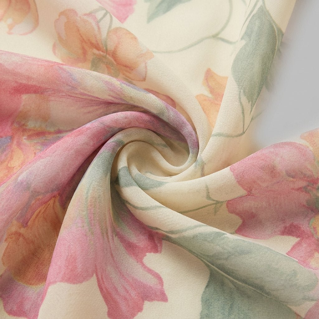 Mira | Maxi Dress Floral Print, Adjustable Straps for Wedding Guests and Summer Events