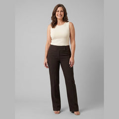 Mira Moon Shine Pants | Thick Waistband, Straight Leg, Side Zipper